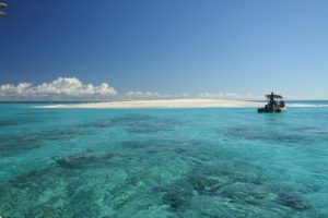 ilot de sable blanc à Mayotte